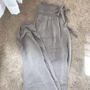 Beige Jogger Pants